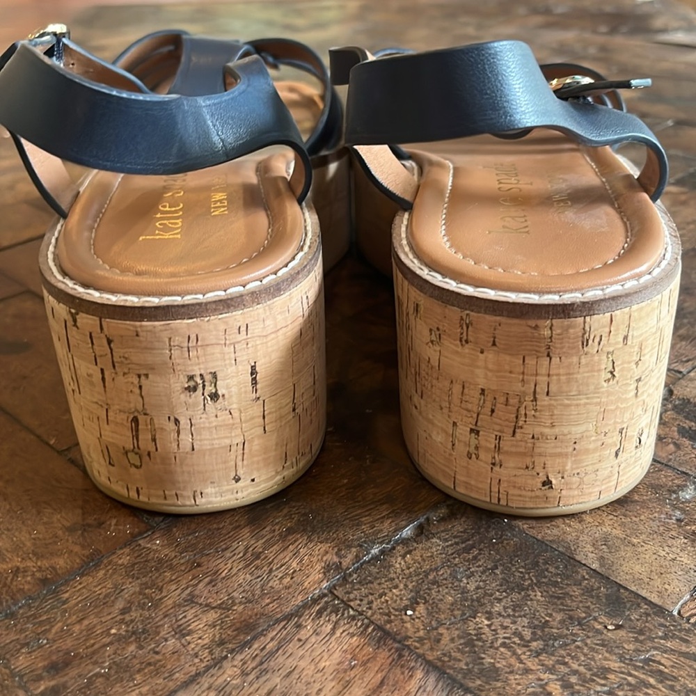 Kate Spade Navy Mabel Cork Platform Sandals - Picture 9 of 10